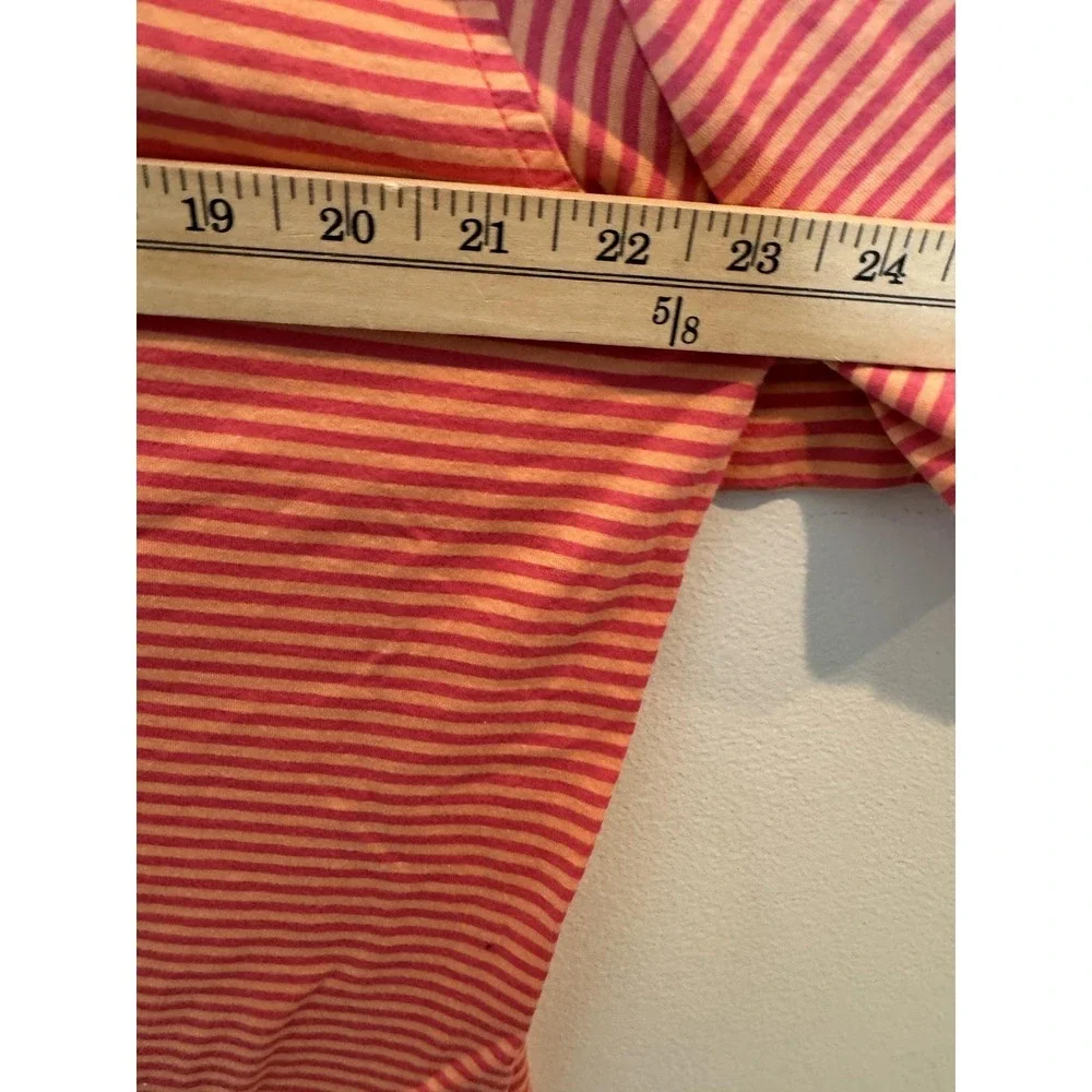 Peter Millar Polo Shirt Mens XL Pink Stripe 100% Cotton Golf Knit Casual - Picture 4 of 8